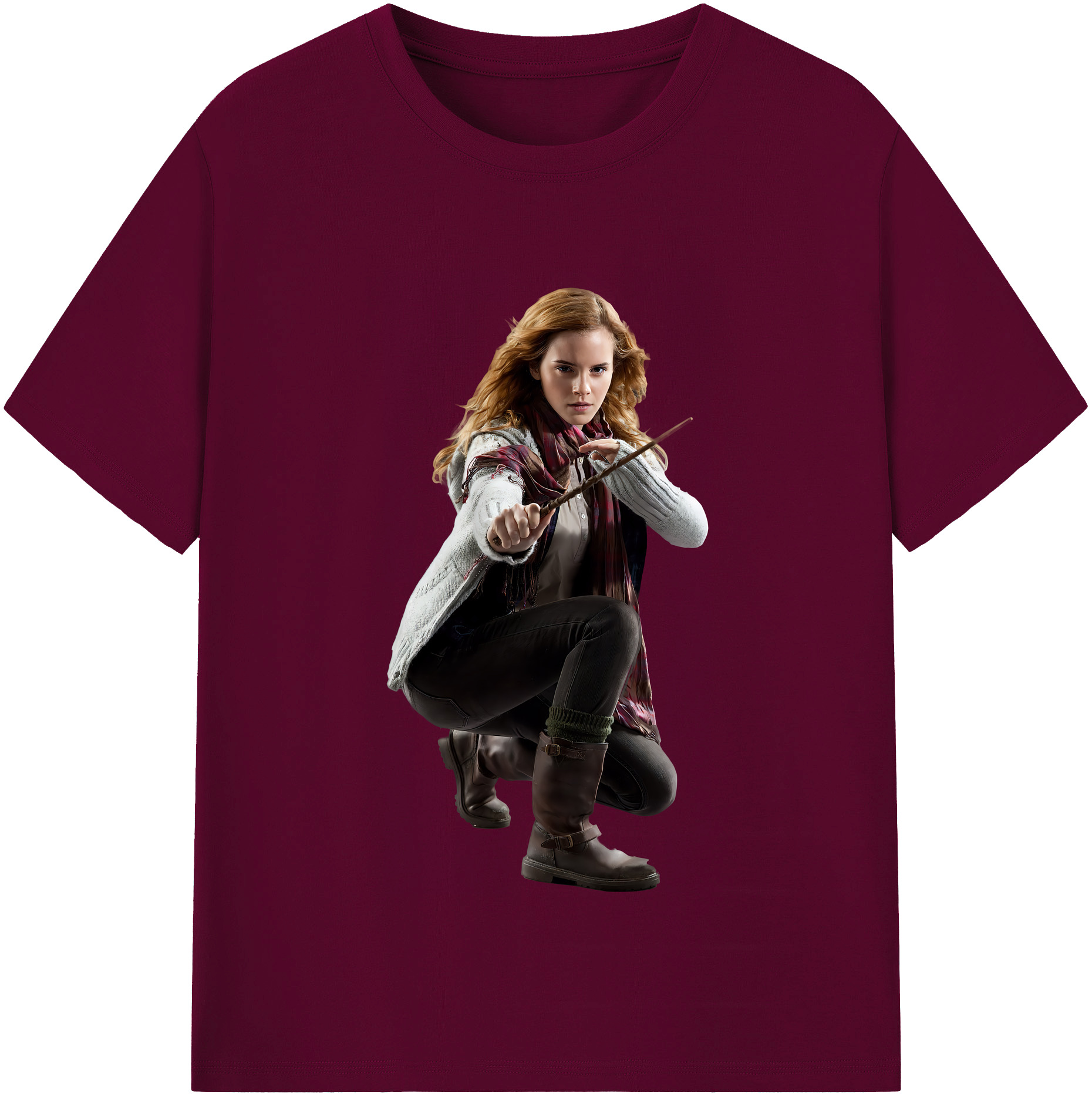 （画像用） Harry Potter ハリー・ポッターシリーズ レディースカジュアルプリントTシャツ（綿100％）